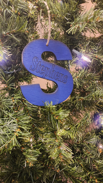 Initial Ornaments--Personalized