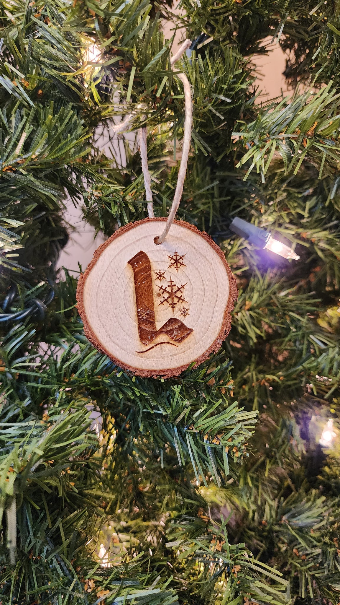 Wood Slice Ornament